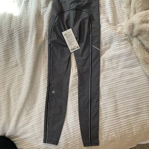 Lululemon speed up tight 28” Metallic Heathered black HBLK legging